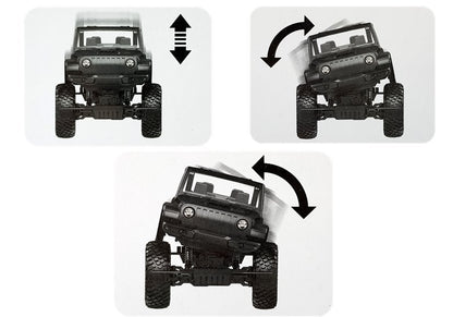 RC terénní jeep 2.4G červené auto na dálkové ovládání