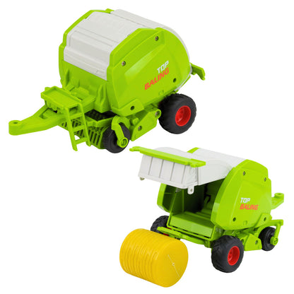 RC traktor s lisem na balíky 1:24 – zemědělský na dálkové ovládání