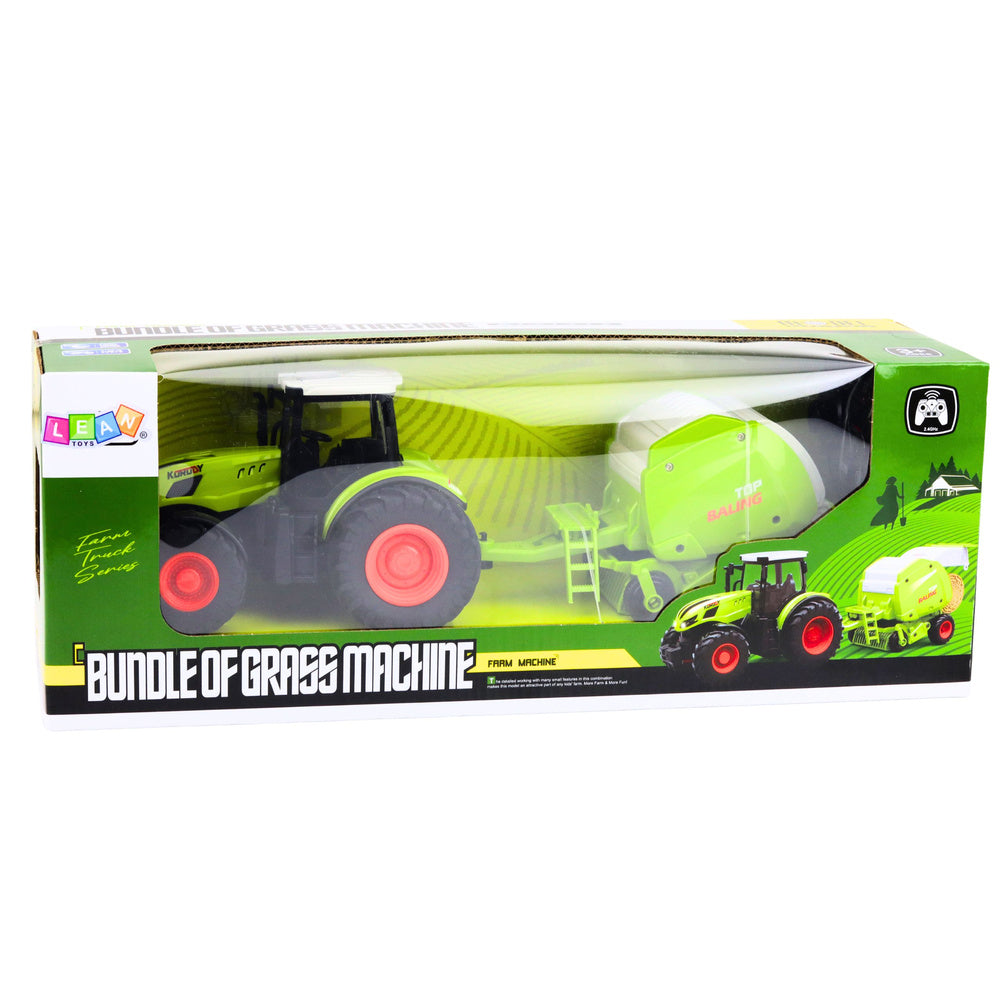 RC traktor s lisem na balíky 1:24 – zemědělský na dálkové ovládání