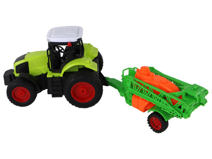 RC traktor s postřikovačem – na dálkové ovládání 1:16