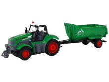 RC traktor s přívěsem 1:24 – dálkové ovládání se světly | zelený