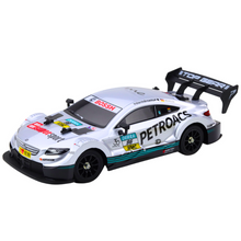 RC závodní auto na dálkové ovládání 1:16 s LED světly stříbrné