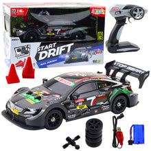 RC závodní auto na dálkové ovládání 30km/h LED drift černé