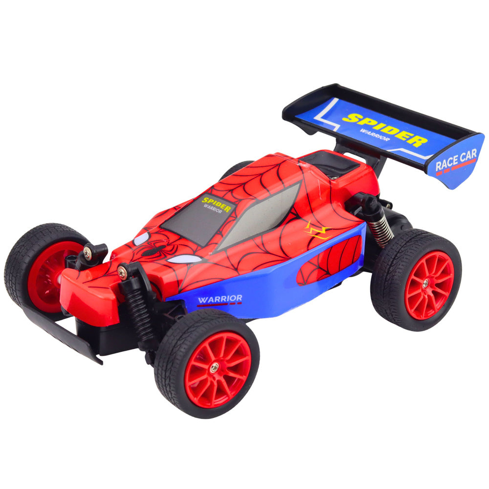 RC závodní auto superhrdiny – červené