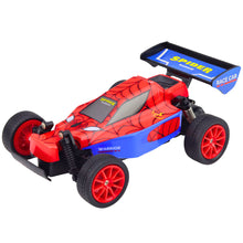RC závodní auto superhrdiny – červené