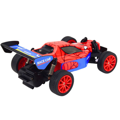 RC závodní auto superhrdiny – červené