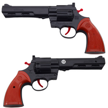 Revolver na kapsle s otočným bubnem a zvukem výstřelu černý