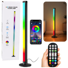 RGB LED stojací lampa s hudebním módem a dálkovým ovládáním 90cm