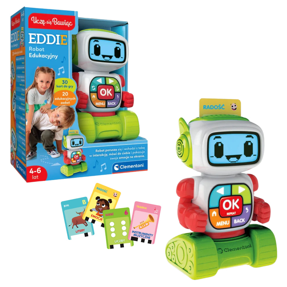 Robot Eddie pro výuku polštiny – Clementoni