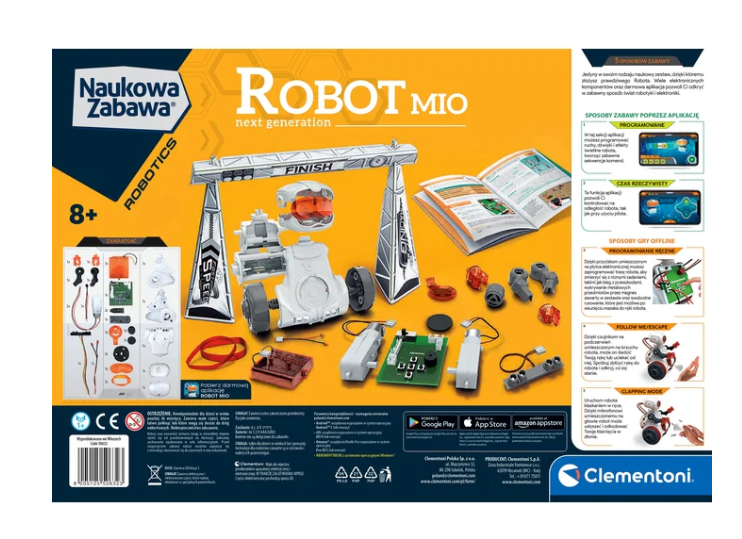 Robot Mio Nová generace - vědecká zábava – Clementoni