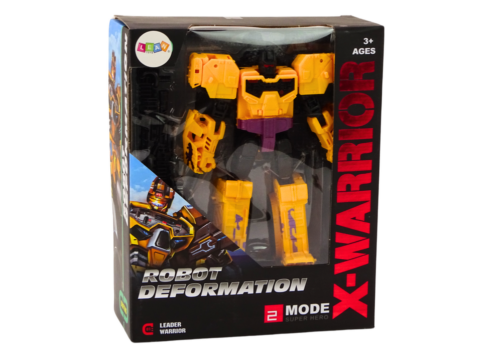 Robot tank 2v1 s transformací a zbraní X Warrior žlutý