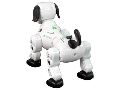 Robotický pes interaktivní na dálkové ovládání bílý