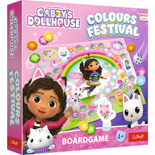 Rodinná desková hra Barevný festival – Gabby’s Dollhouse Trefl