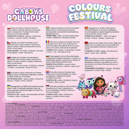 Rodinná desková hra Barevný festival – Gabby’s Dollhouse Trefl