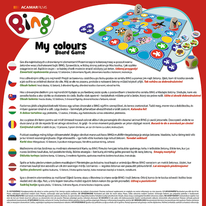 Rodinná desková hra My Colours – Bing Trefl