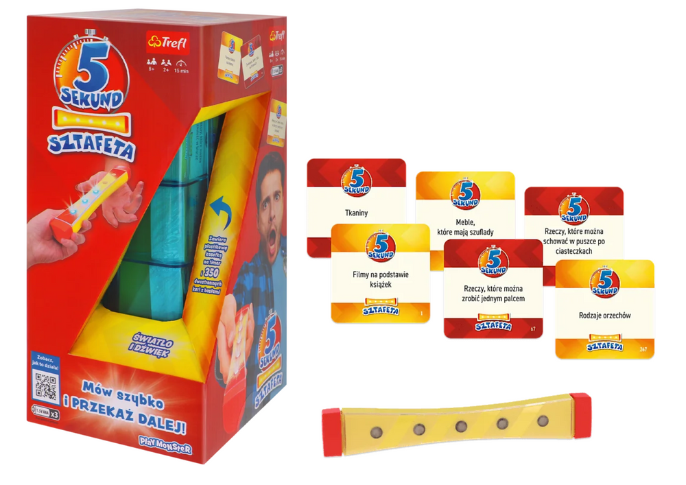 Rodinná hra 5 sekund Štafeta s timerem – Trefl