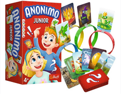 Rodinná hra Anonimo Junior s opaskami a kartami – Trefl