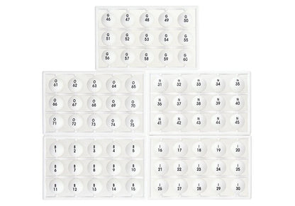 Rodinná hra Bingo Lotto s kovovým bubnem a 75 koulemi