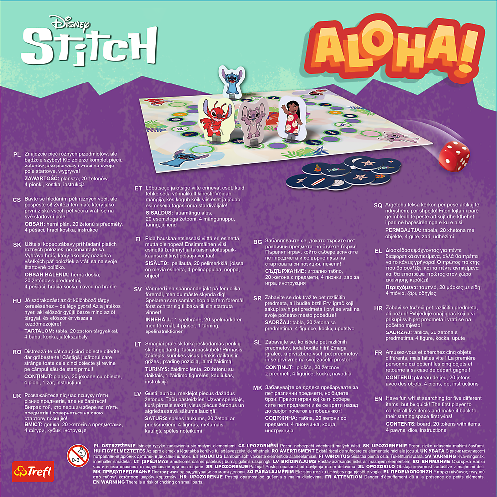 Rodinná hra Lilo & Stitch Aloha! – Trefl