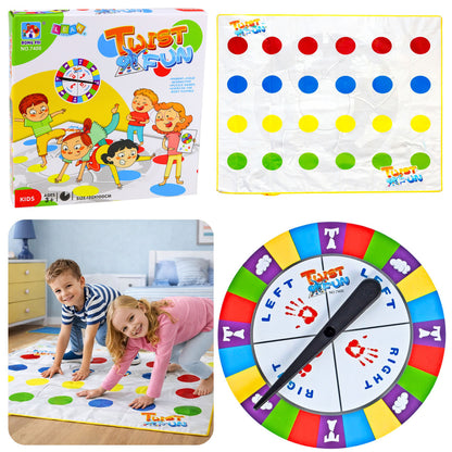 Rodinná pohybová hra s točícím kolem Twist Fun Mat – 3+