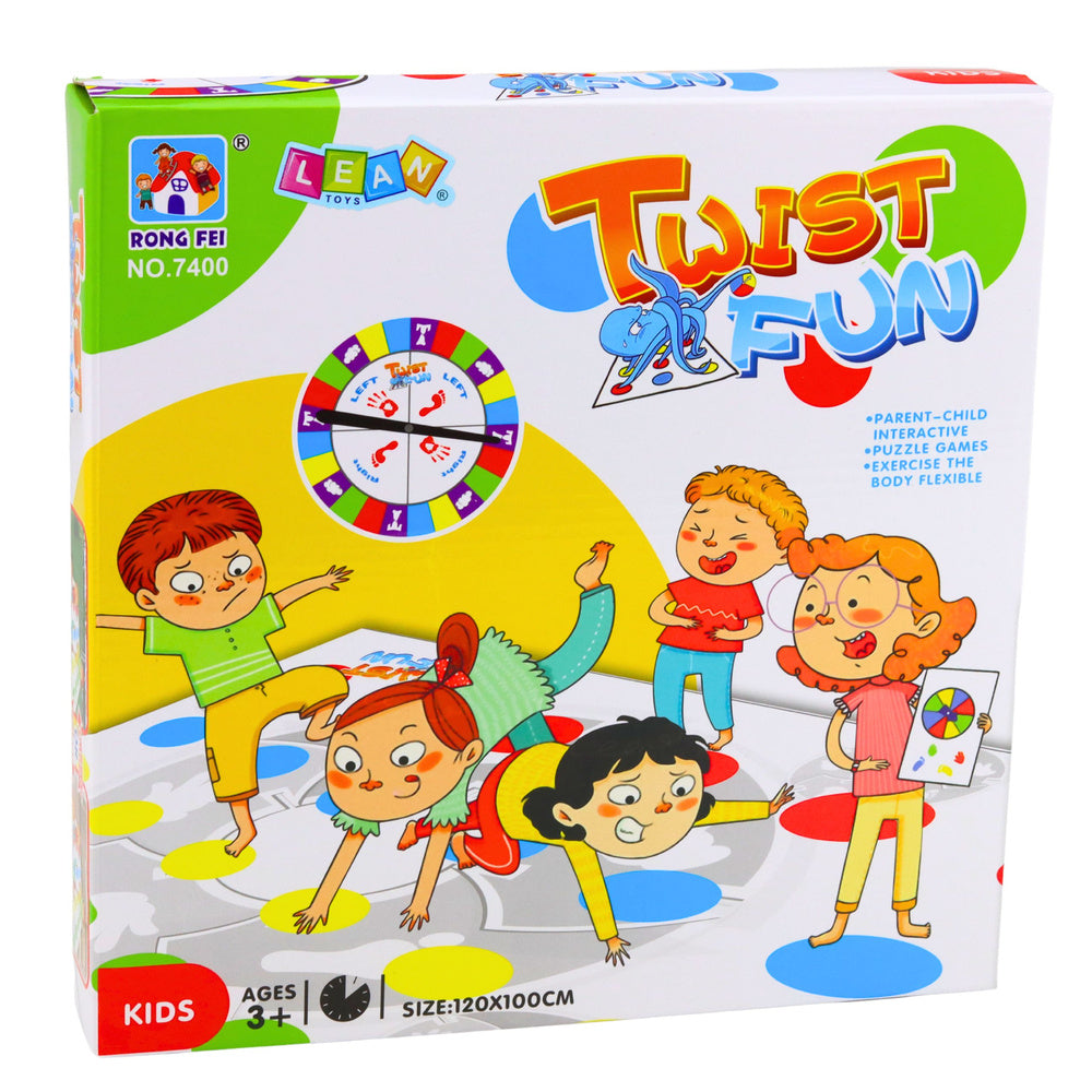 Rodinná pohybová hra s točícím kolem Twist Fun Mat – 3+