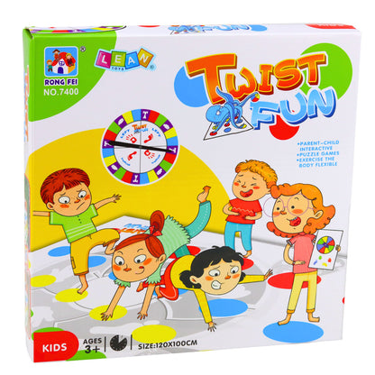 Rodinná pohybová hra s točícím kolem Twist Fun Mat – 3+