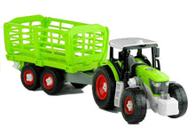 Rozebírací traktor s přívěsem – 43 cm zelený | hračka