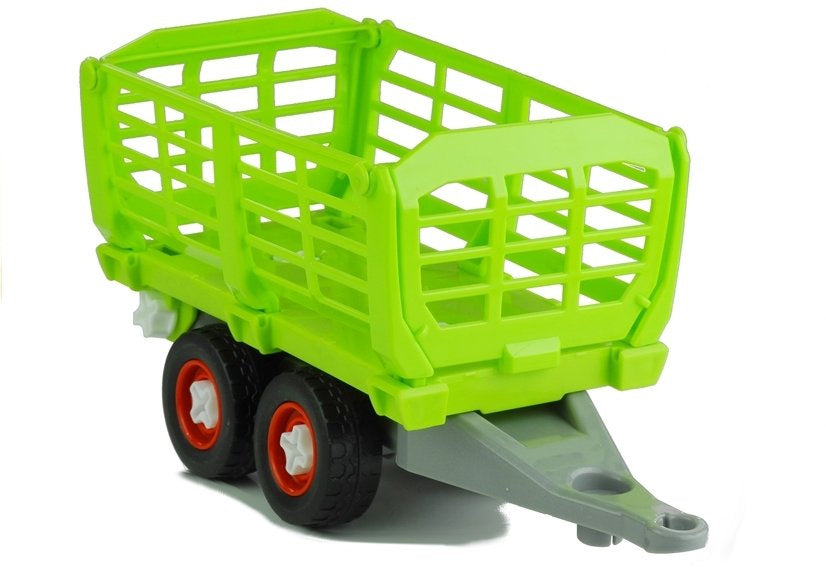 Rozebírací traktor s přívěsem – 43 cm zelený | hračka