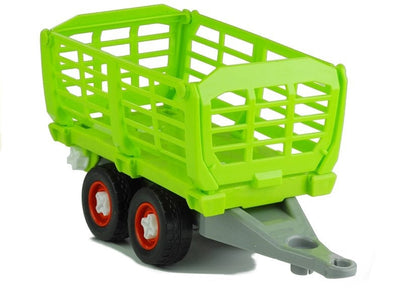 Rozebírací traktor s přívěsem – 43 cm zelený | hračka