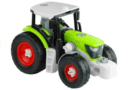 Rozebírací traktor s přívěsem – 43 cm zelený | hračka
