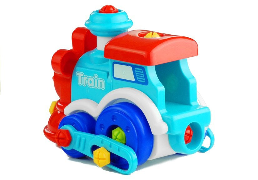 Rozkládací vláček s nářadím a figurkami pro děti