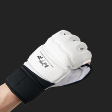 Rukavice na taekwondo s pouzdrem – velikost XS | bílé