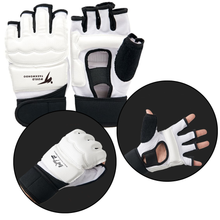 Rukavice na taekwondo s pouzdrem – velikost XS | bílé
