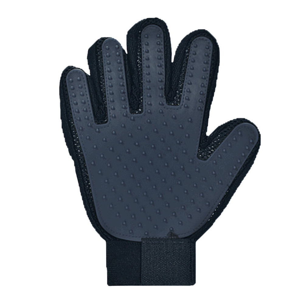 Rukavice na vyčesávání srsti se silikonovými výstupky pro psy a kočky