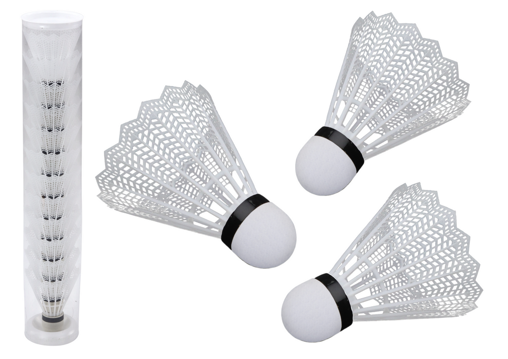 Sada 12 míčků pro badminton a tenis