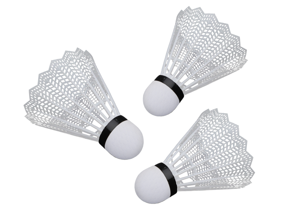 Sada 12 míčků pro badminton a tenis