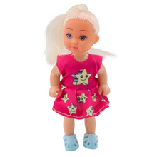 Sada 3 mini panenky narozeninová oslava – v šatech 11 cm
