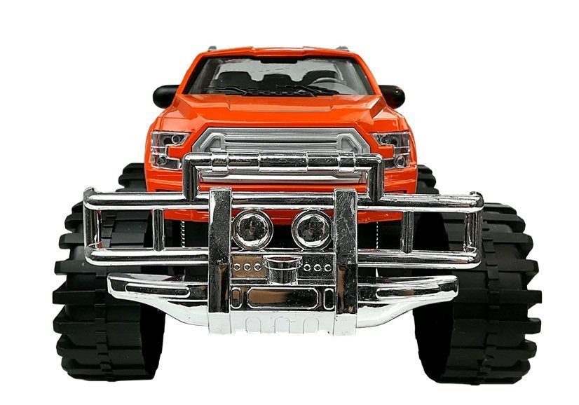 Sada autíček Monster Truck s návěsem a BMW 58 cm červený