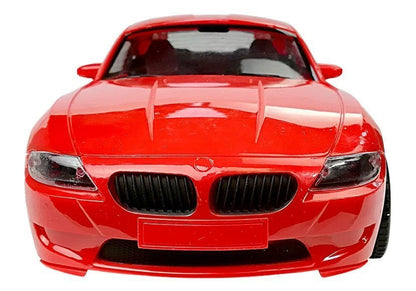 Sada autíček Monster Truck s návěsem a BMW 58 cm červený