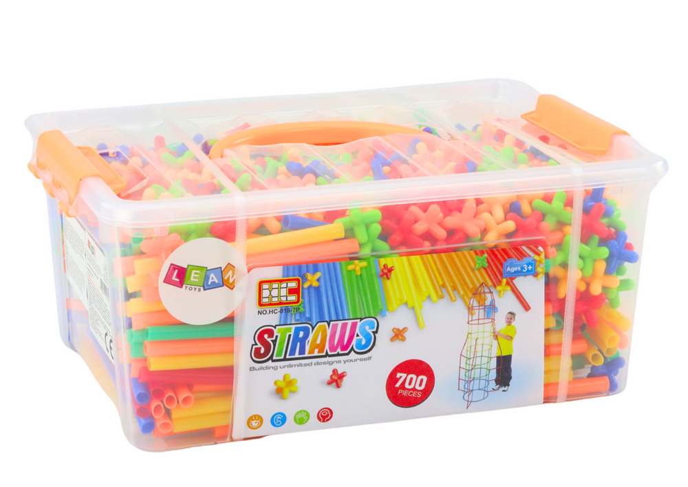 Sada barevných brček pro 3D konstrukce 800 kusů