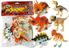 Sada dinosaurů 6 figurek 10 cm – realistické gumové hračky