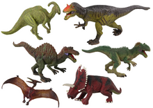 Sada dinosaurů 6 figurek – velké modely prehistorických zvířat