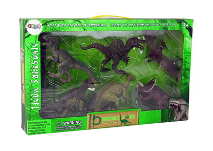 Sada dinosaurů 6 figurek – velké modely prehistorických zvířat