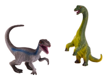 Sada figurek dinosaurů Brachiosaurus Velociraptor 2 kusy