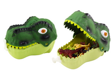 Sada figurek dinosaurů s velkou čelistí 45 dílů zelená