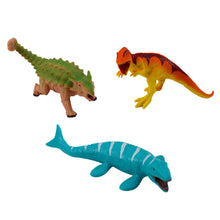 Sada figurek dinosaurů s vulkánem a stromem 6 dílů