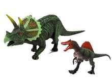 Sada figurek dinosaurů Spinosaurus a Triceratops 6 cm