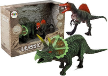 Sada figurek dinosaurů Spinosaurus a Triceratops 6 cm