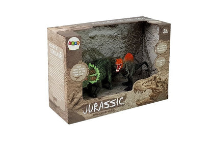 Sada figurek dinosaurů Spinosaurus a Triceratops 6 cm