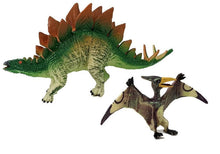 Sada figurek dinosaurů Stegosaurus a Pteranodon 8 cm